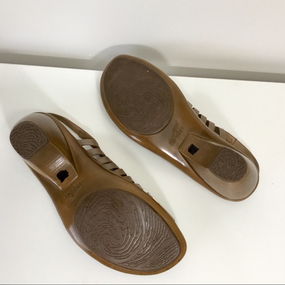 Dansko Leather Dress Sandals EUR 40 US 9 Brown EUC - Picture 6 of 6